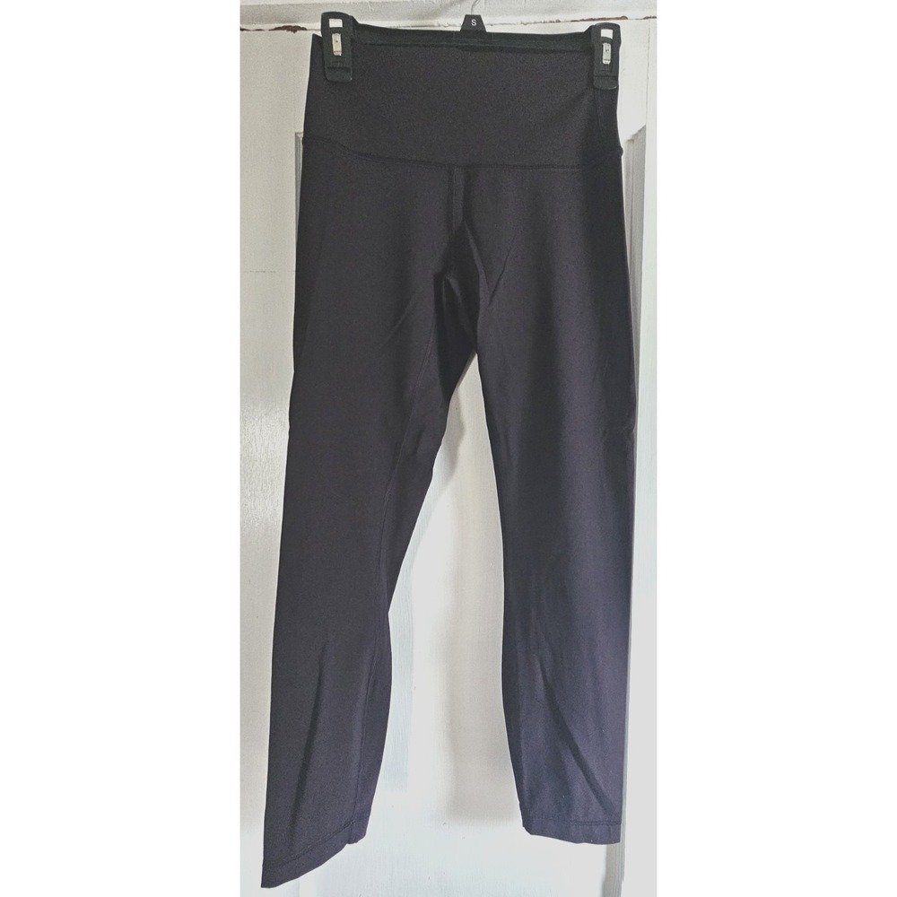 Lululemon High-Rise Tight inseam 25" Sz 6  black  waist‎ pouch soft smooth